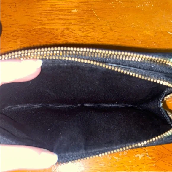 Coach Black and Brown Wristlet with Gold Accents - Picture 4 of 7